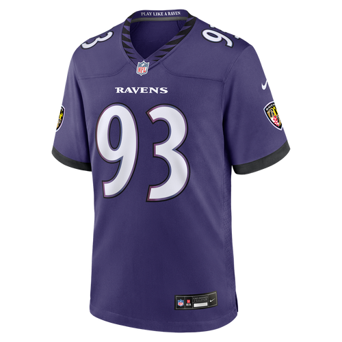 Men's Baltimore Ravens Calais Campbell Purple Team