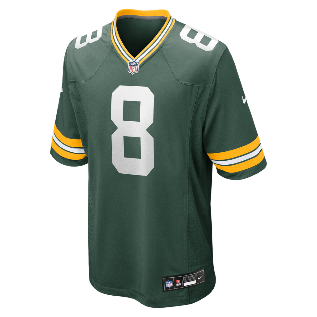 Men's Green Bay Packers Josh Jacobs Green Team Jersey