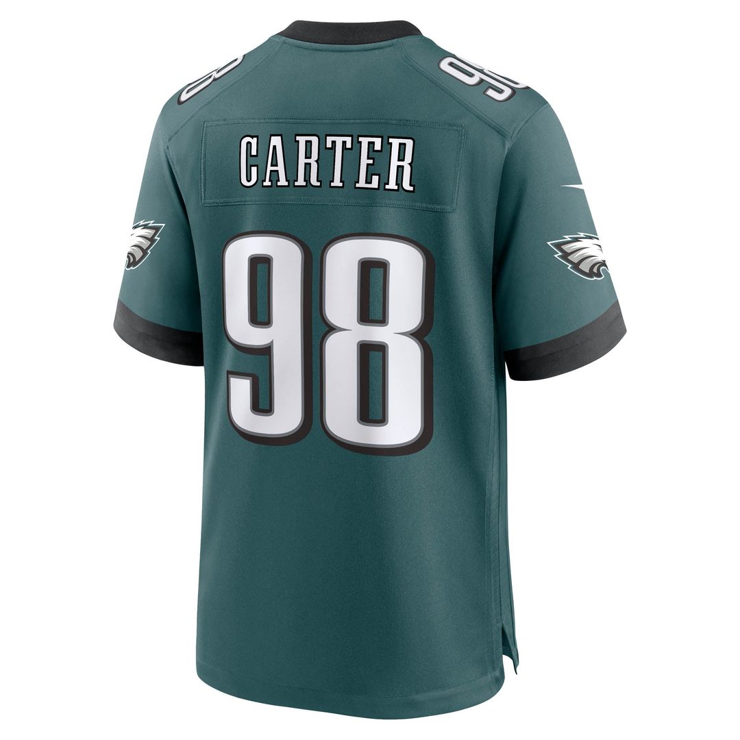 Men's Philadelphia Eagles Jalen Carter Midnight Green Team