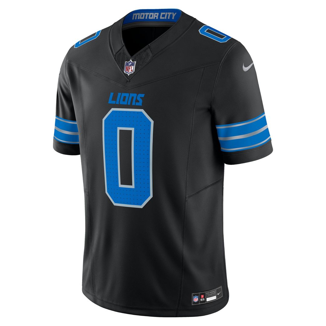 Men's Detroit Lions Jahmyr Gibbs Black 2nd Alternate Vapor F.U.S.E.