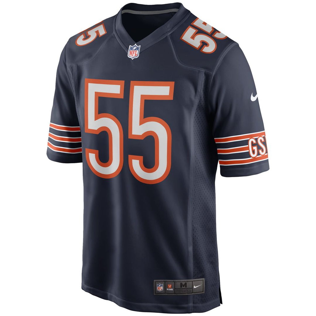 Men's Chicago Bears Lance Briggs Navy Game Retired Player Jersey