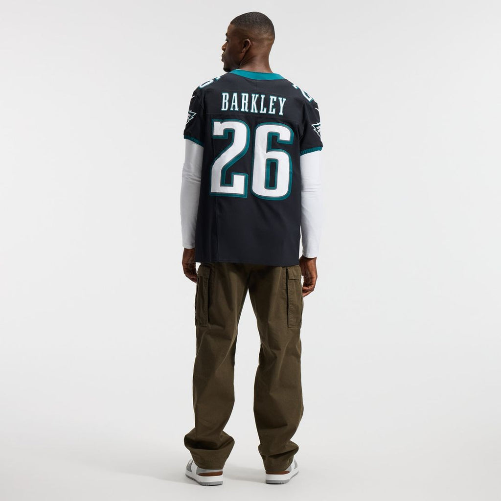 Men's Philadelphia Eagles Saquon Barkley Black Alternate Vapor F.U.S.E. Elite Jersey