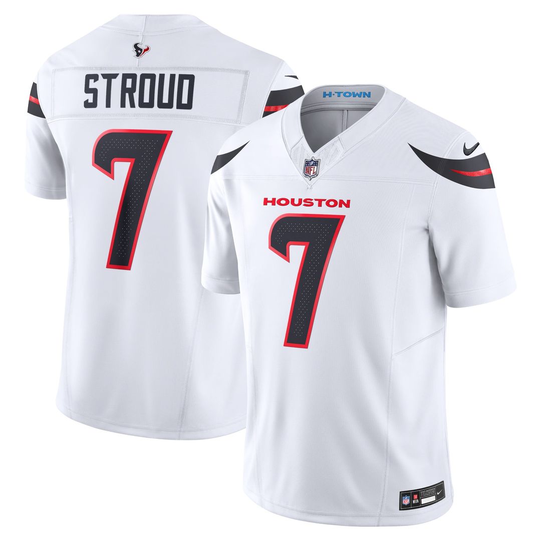 Men's Houston Texans C.J. Stroud Navy 2nd Alternate Vapor F.U.S.E.