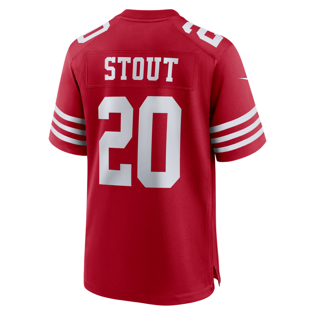 Men's San Francisco 49ers Upton Stout Scarlet Team
