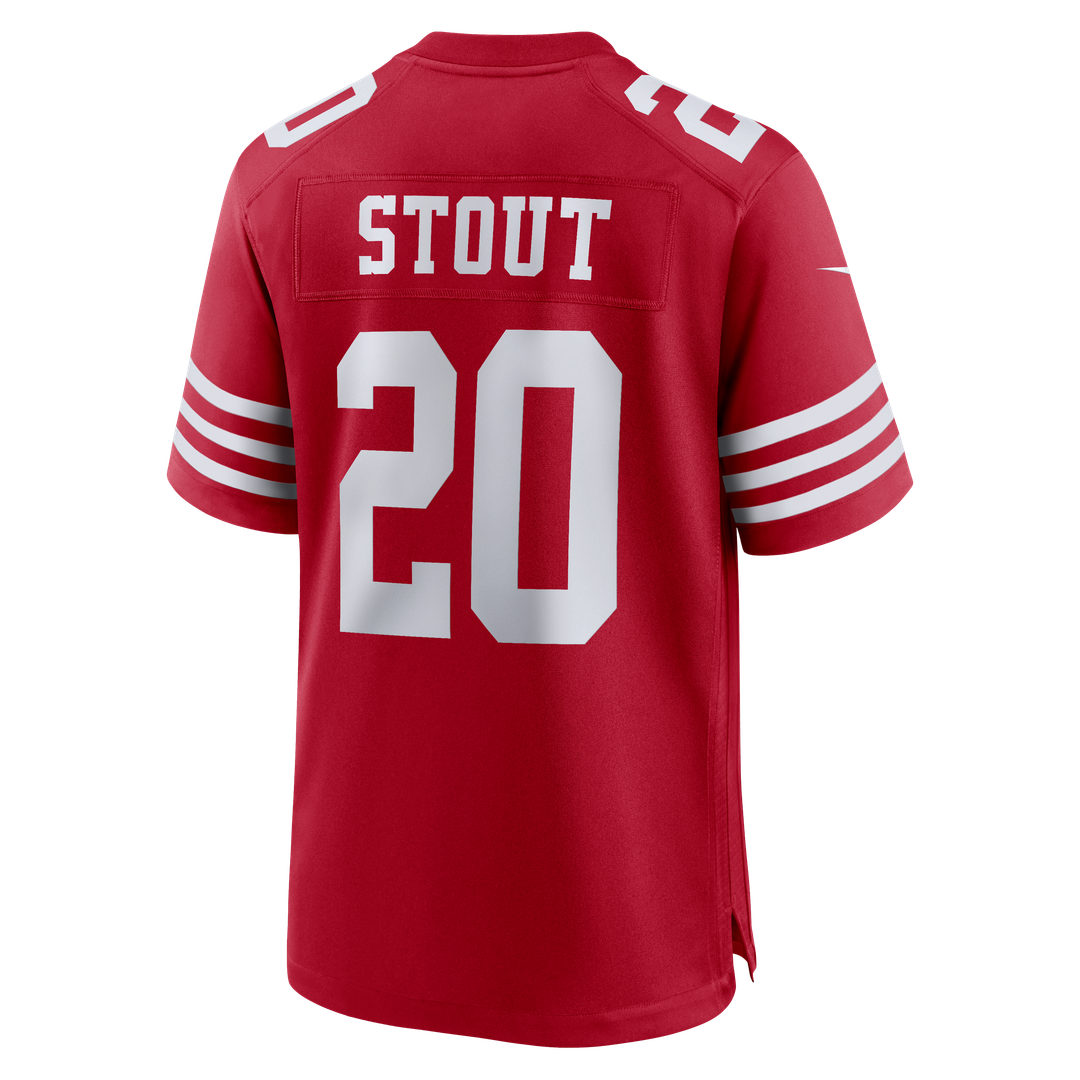 Men's San Francisco 49ers Upton Stout Scarlet Team