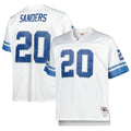 Men's Detroit Lions Barry Sanders White Big & Tall 1996 Retired Player Replica Jersey