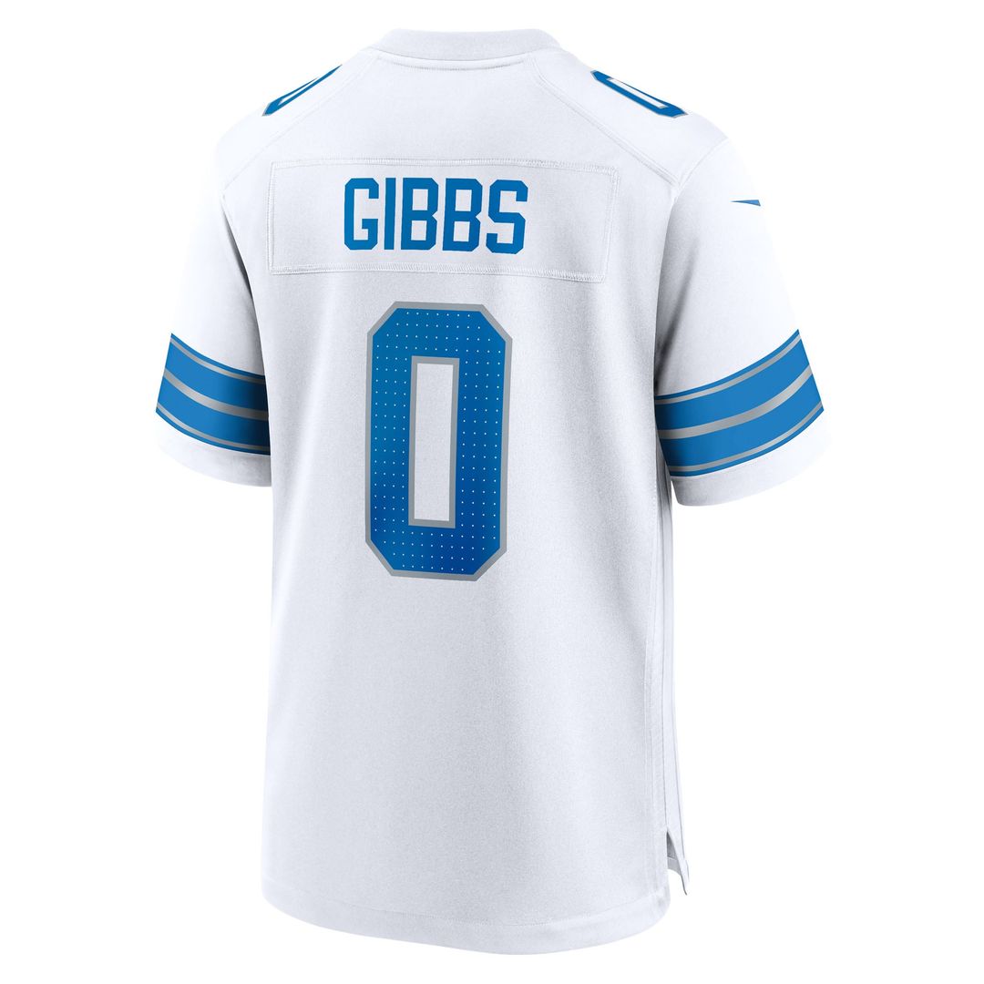 Men's Detroit Lions Jahmyr Gibbs Blue Game Player Jersey