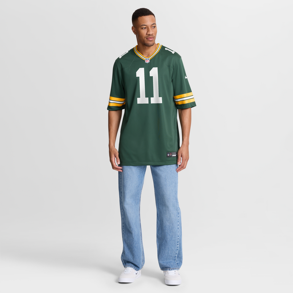 Men's Green Bay Packers Jayden Reed Green Jersey