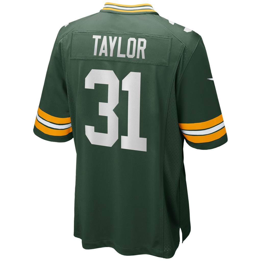 Men's Green Bay Packers Jim Taylor Green Game Retired Player Jersey