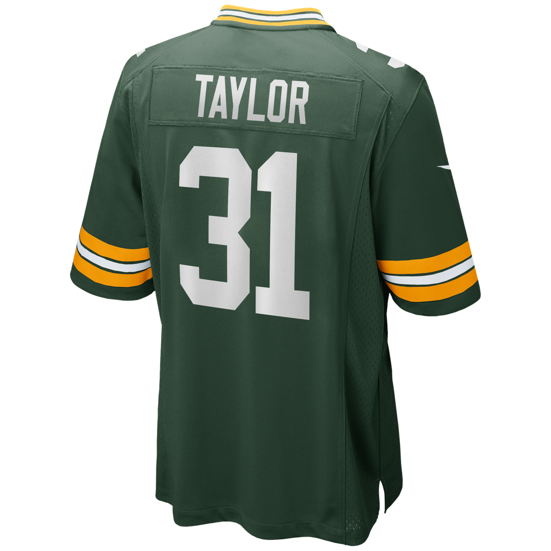 Men's Green Bay Packers Jim Taylor Green Game Retired Player Jersey
