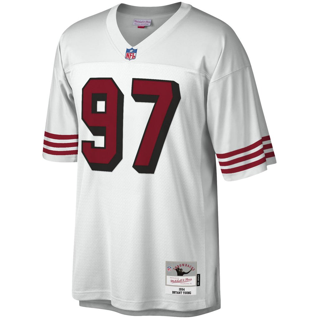 Men's San Francisco 49ers Bryant Young Scarlet Legacy Replica Jersey