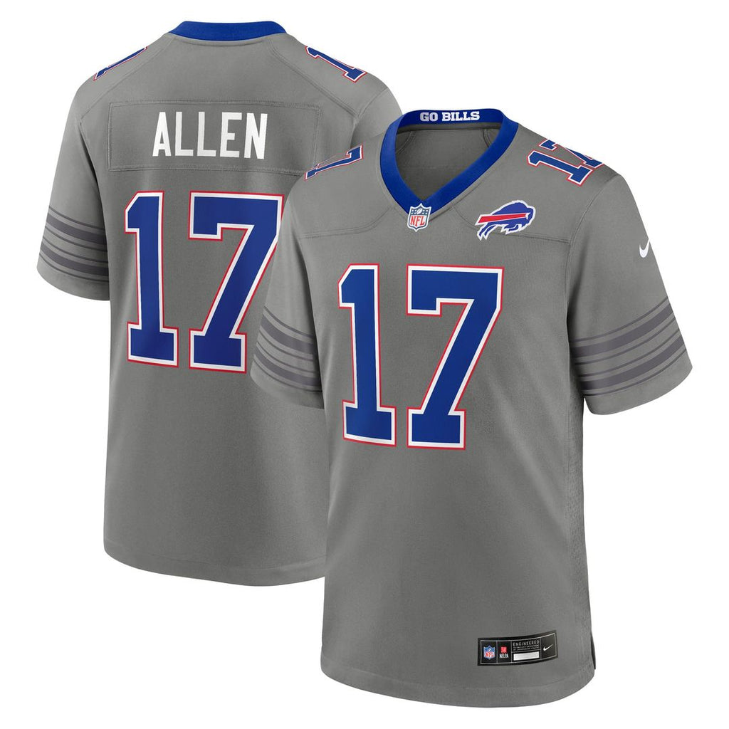 Men's Buffalo Bills Josh Allen Gray Nickel City