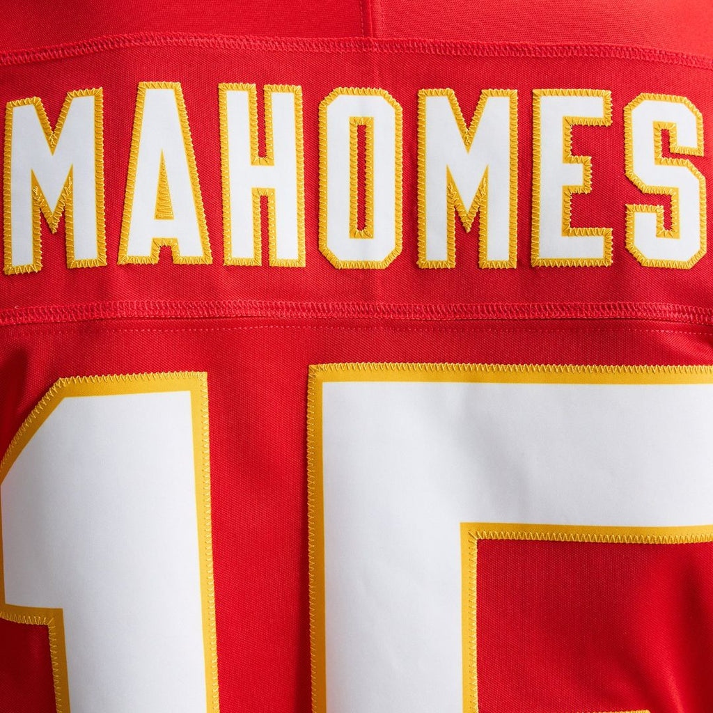Men's Kansas City Chiefs Patrick Mahomes White Vapor F.U.S.E. Stitched