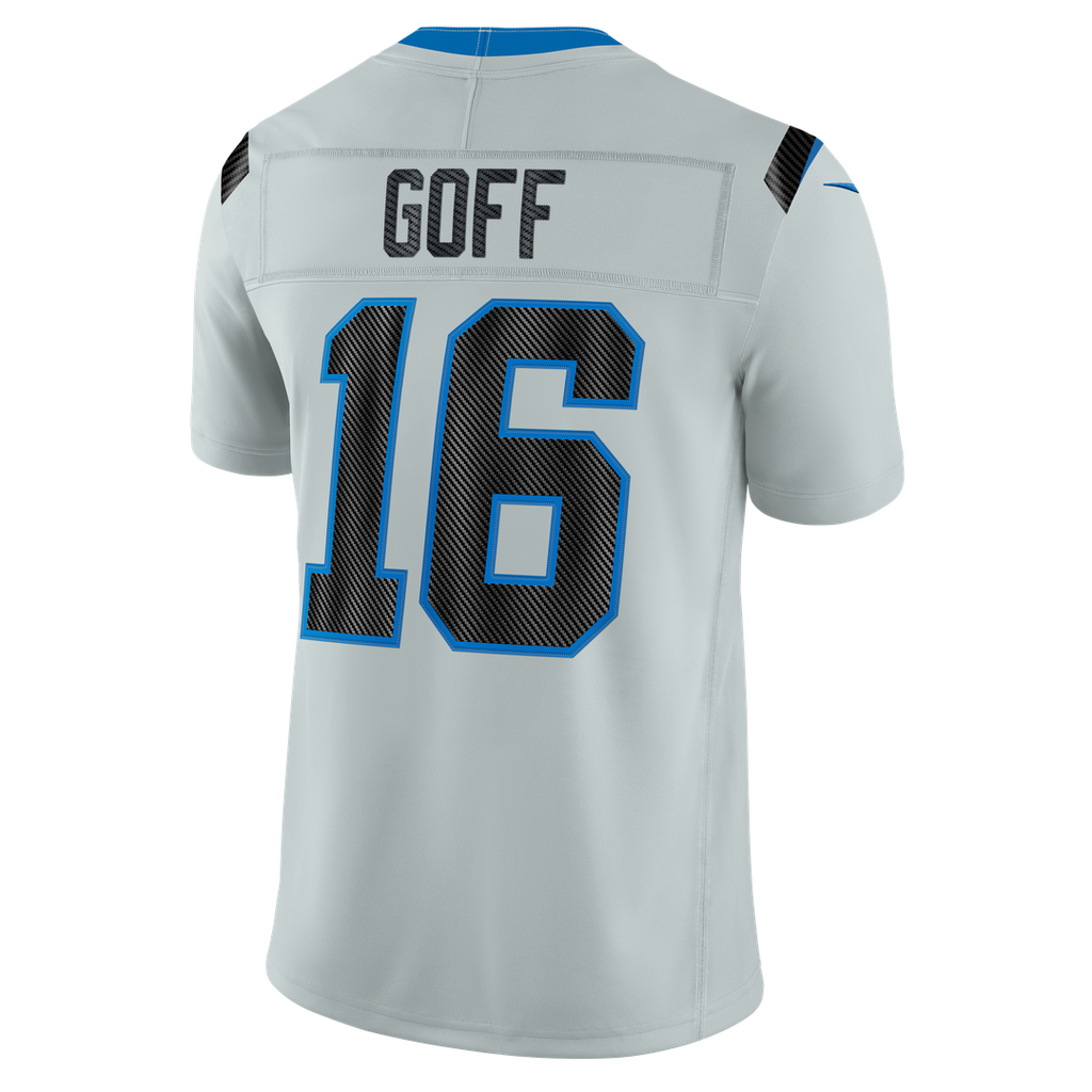Men's Detroit Lions Jared Goff Silver 2026 Rivalries Collection Stitched