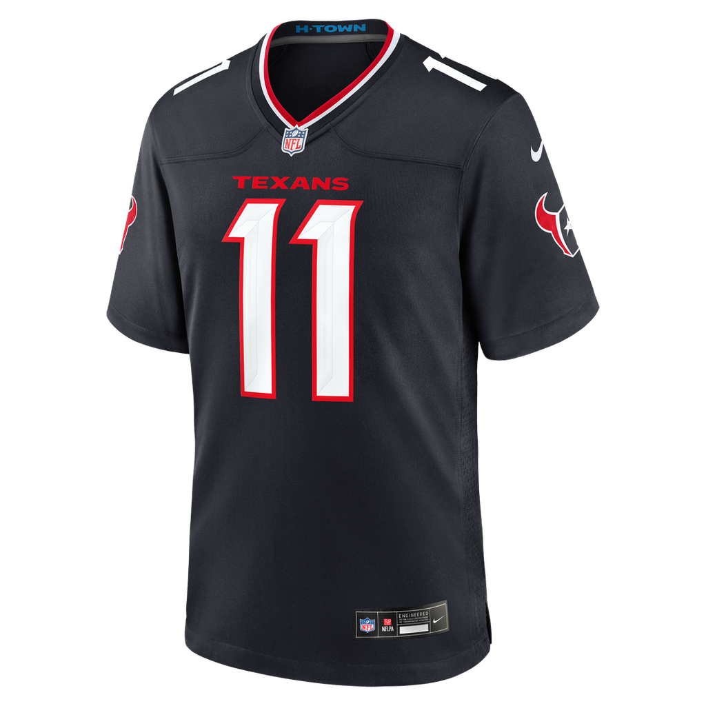 Men's Houston Texans Tremon Smith Navy Team
