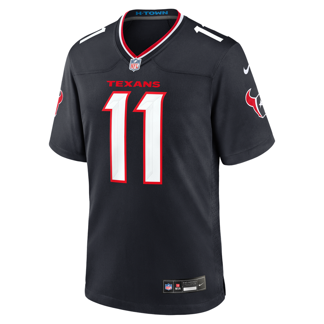 Men's Houston Texans Tremon Smith Navy Team