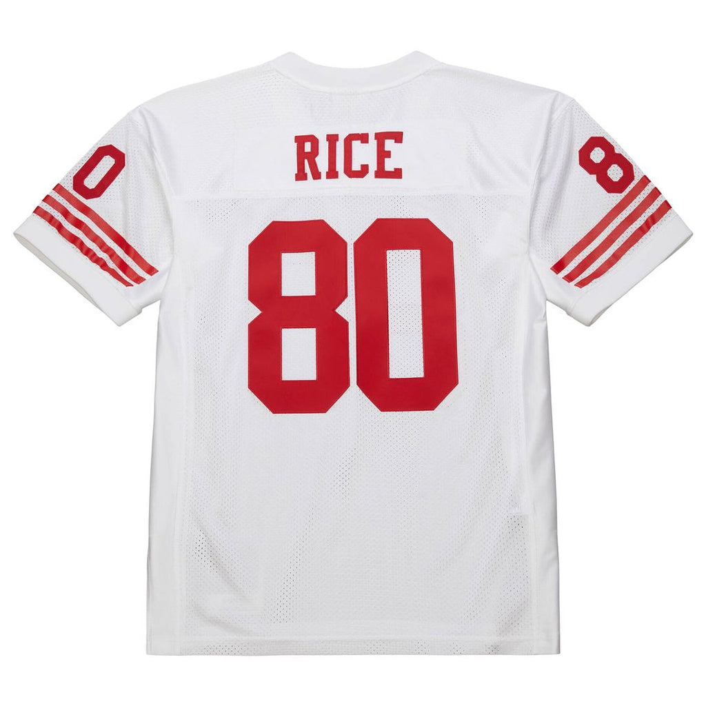 Men's San Francisco 49ers 1994 Jerry Rice White Authentic Throwback Retired Player Jersey