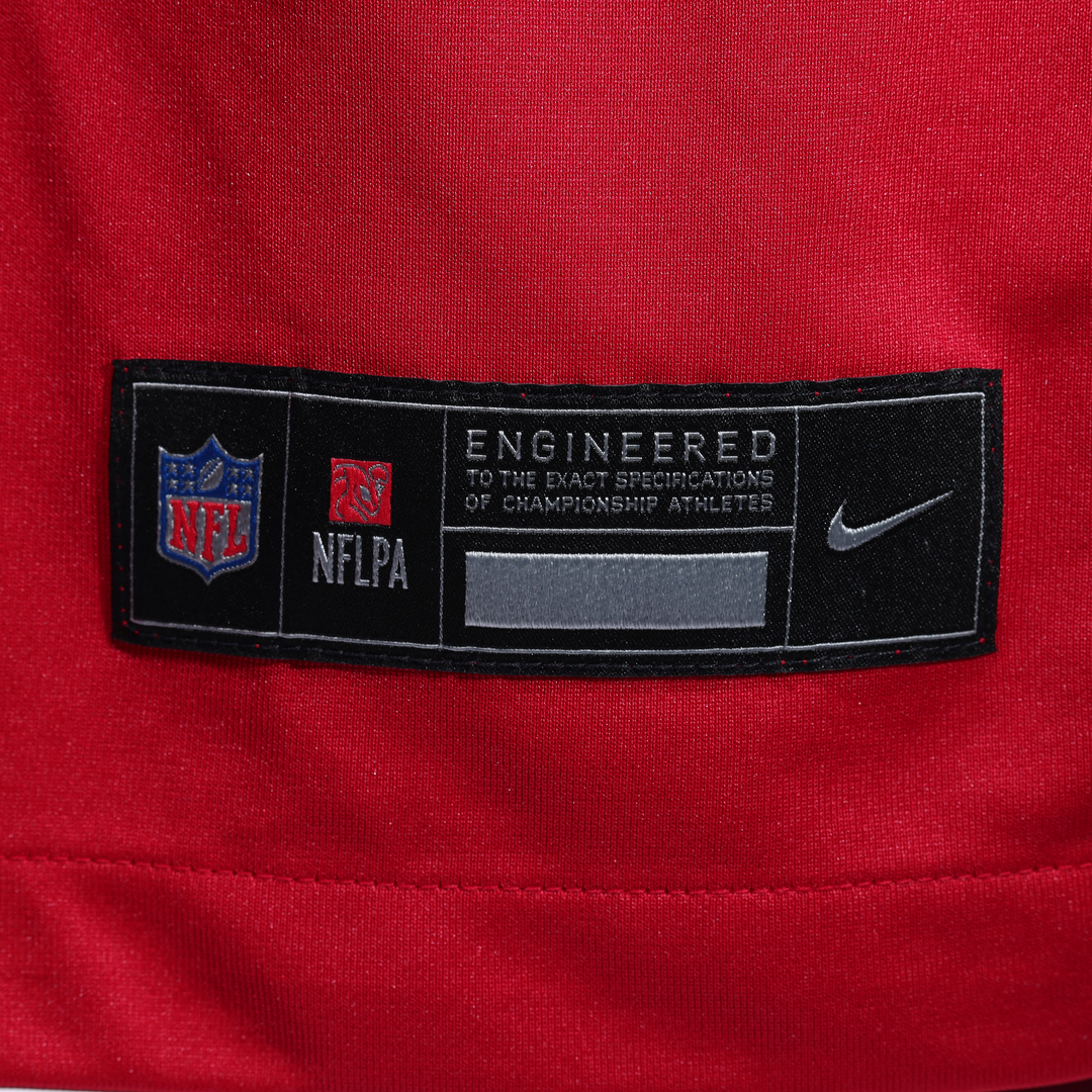 Men's San Francisco 49ers George Kittle Scarlet 80th Anniversary