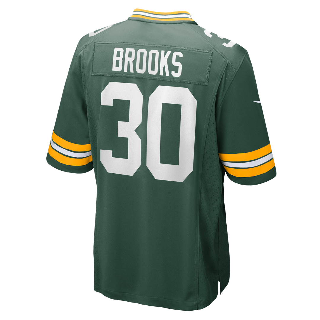 Men's Green Bay Packers Chris Brooks Green Team Jersey