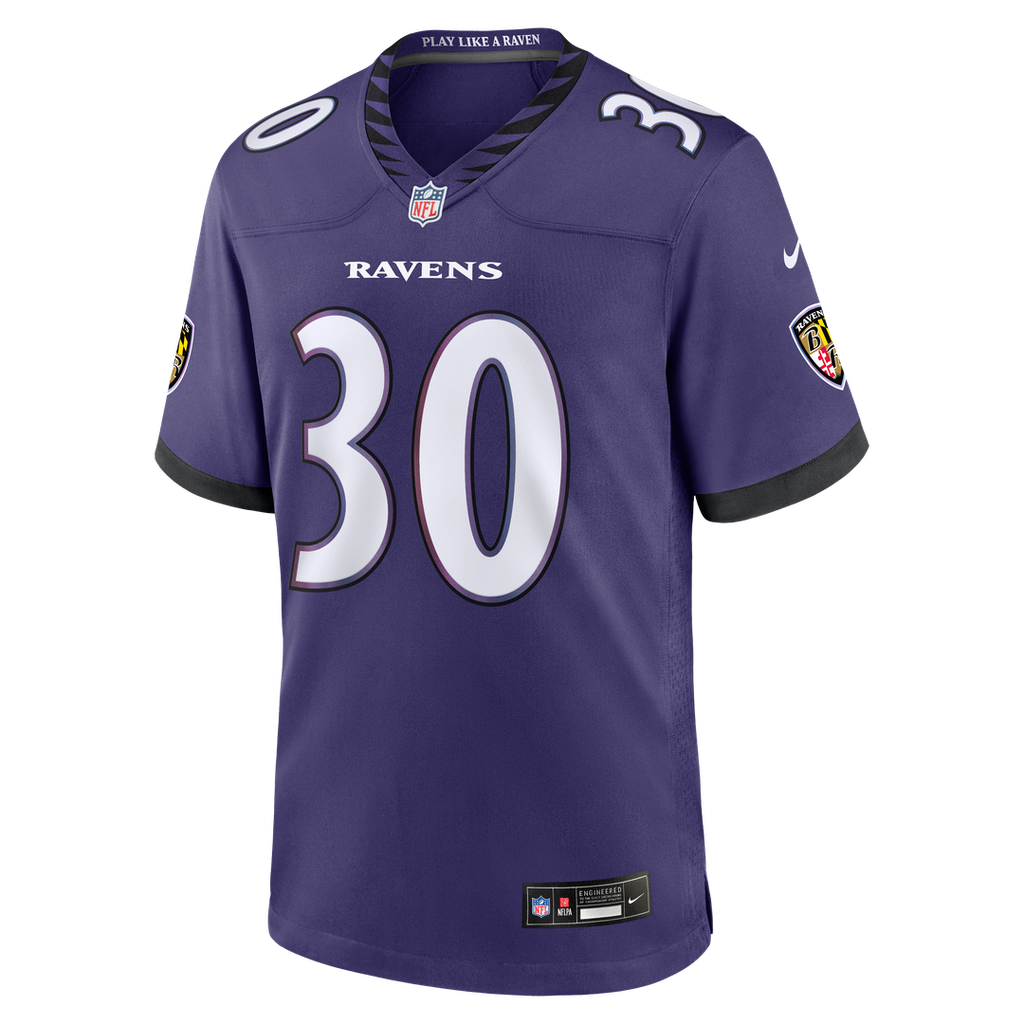 Men's Baltimore Ravens Ryan Eckley Purple Team