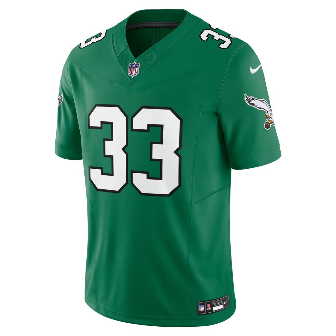 Men's Philadelphia Eagles Cooper DeJean Kelly Green Alternate 2 Vapor F.U.S.E.