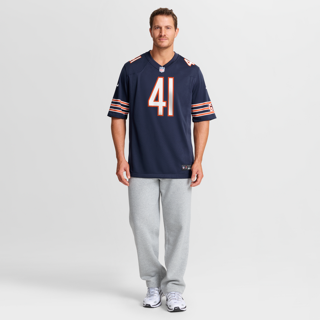 Men's Chicago Bears Brian Piccolo Navy Game Retired Player Jersey