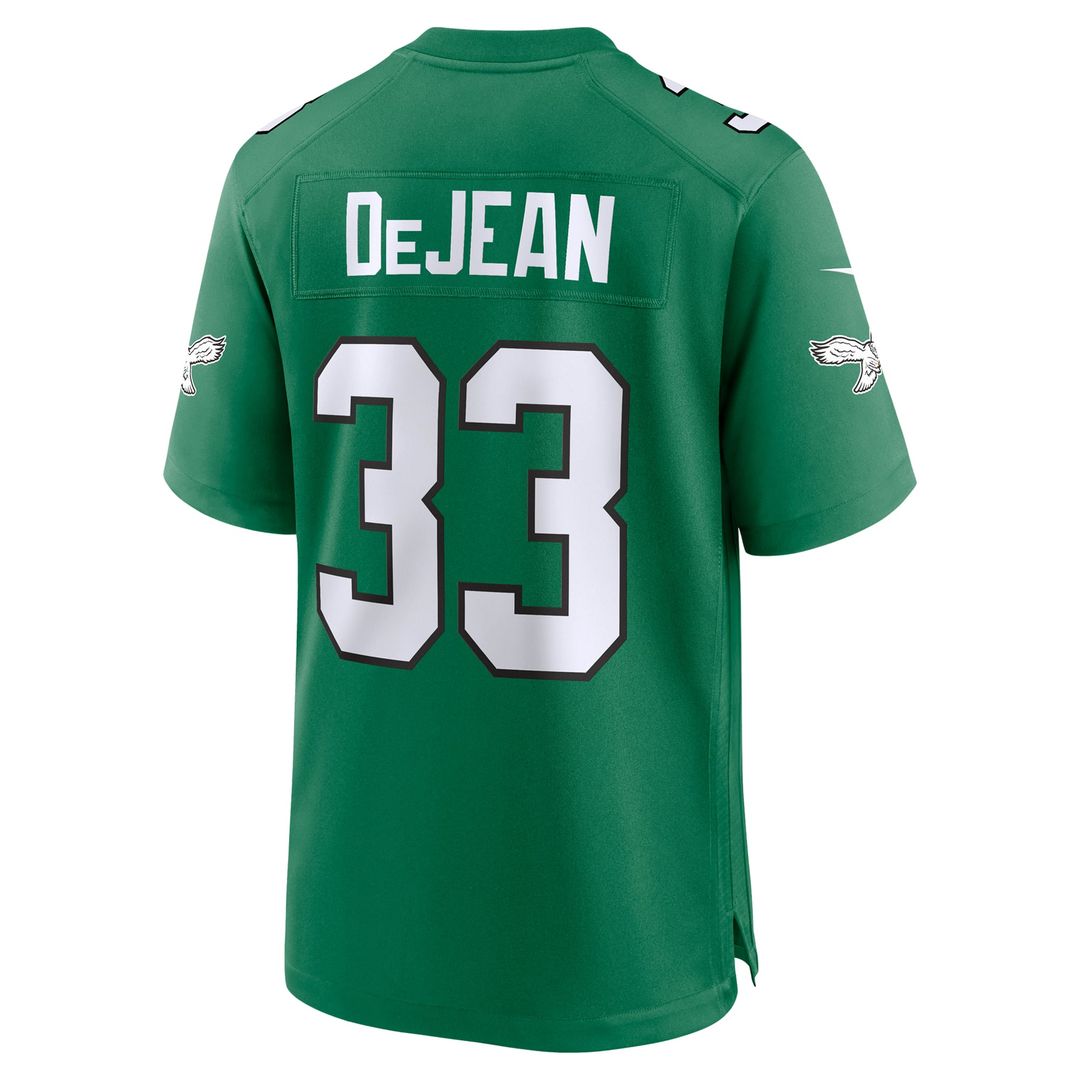 Men's Philadelphia Eagles Cooper DeJean Black Alternate