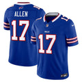 Men's Buffalo Bills Josh Allen Royal Team Vapor F.U.S.E. Stitched