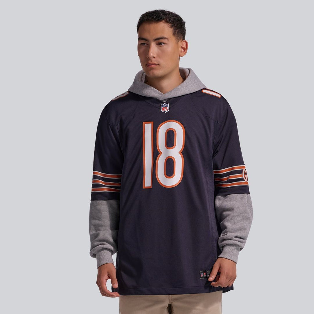 Men's Chicago Bears Caleb Williams White First Round Pick Player