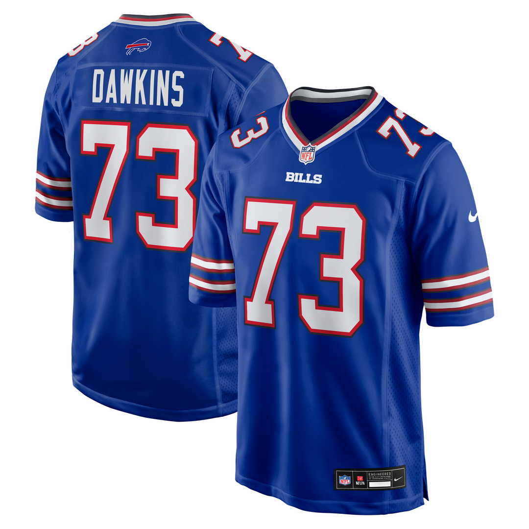 Men's Buffalo Bills Dion Dawkins Royal Game Player Jersey