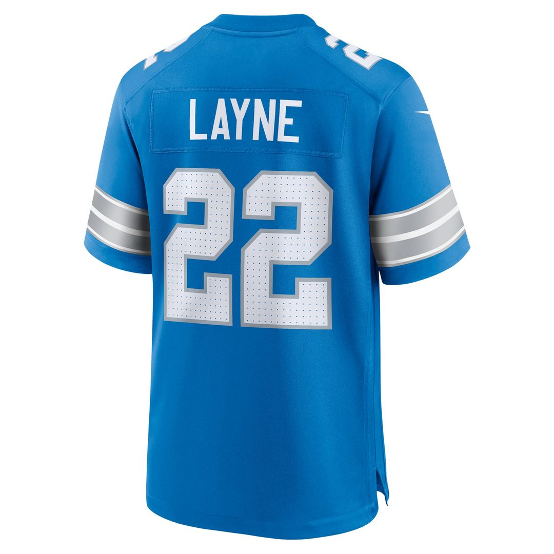 Men's Detroit Lions Bobby Layne Blue Retired Player