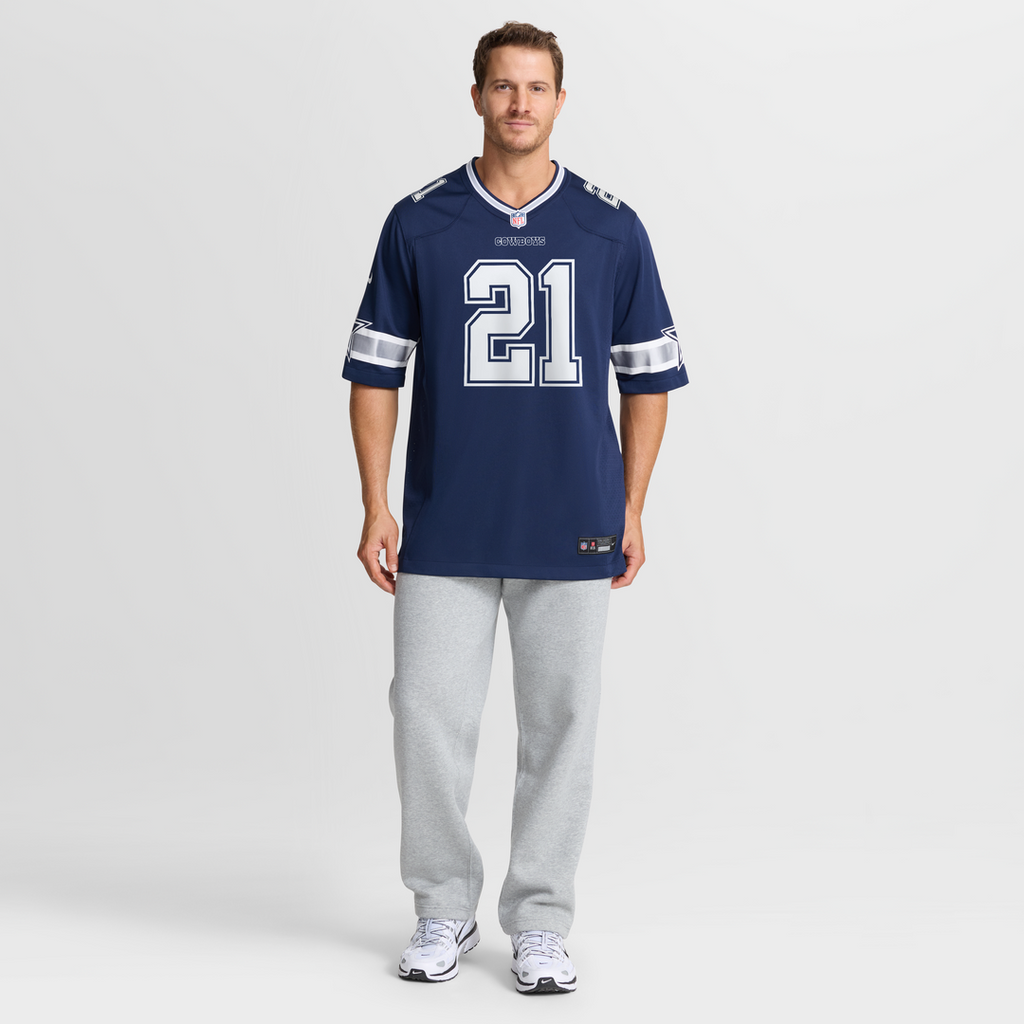 Men's Dallas Cowboys Deion Sanders Navy Team Retired Player