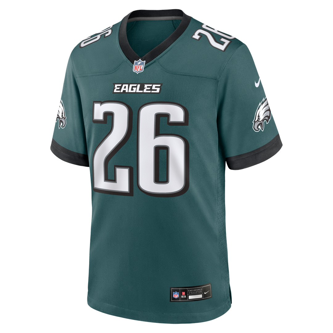 Men's Philadelphia Eagles Saquon Barkley Black Alternate