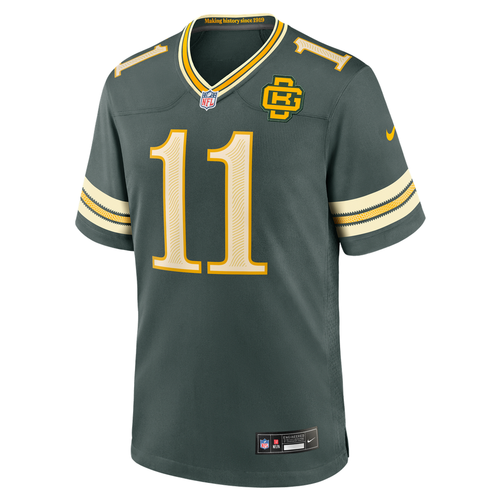 Men's Green Bay Packers Jayden Reed Green 2026 Rivalries Collection Jersey