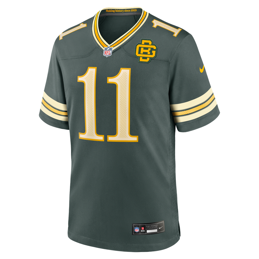 Men's Green Bay Packers Jayden Reed Green 2026 Rivalries Collection Jersey