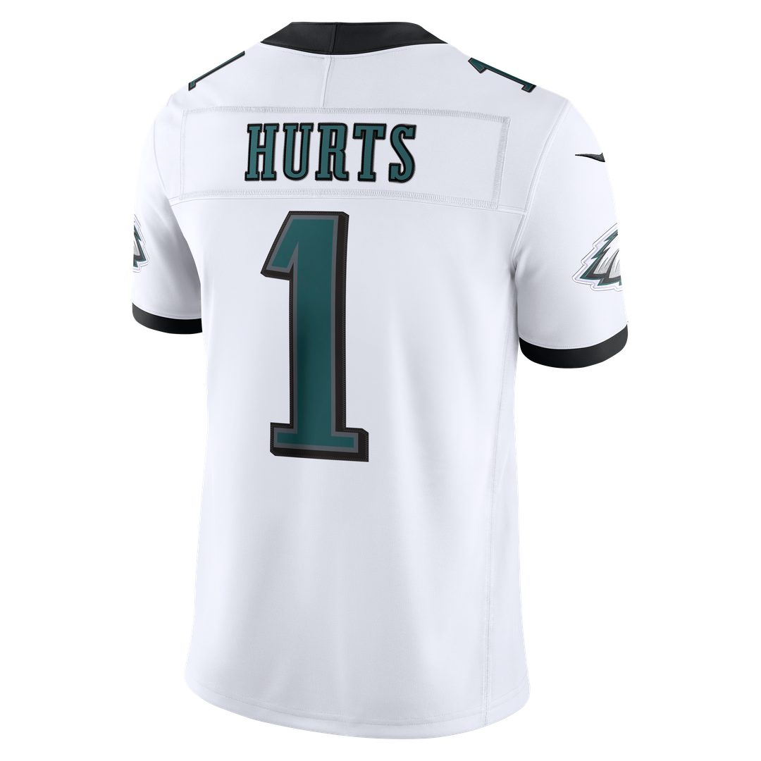Men's Philadelphia Eagles Jalen Hurts White Vapor F.U.S.E. Stitched