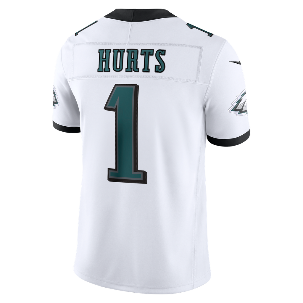 Men's Philadelphia Eagles Jalen Hurts Midnight Green Team Vapor F.U.S.E. Stitched