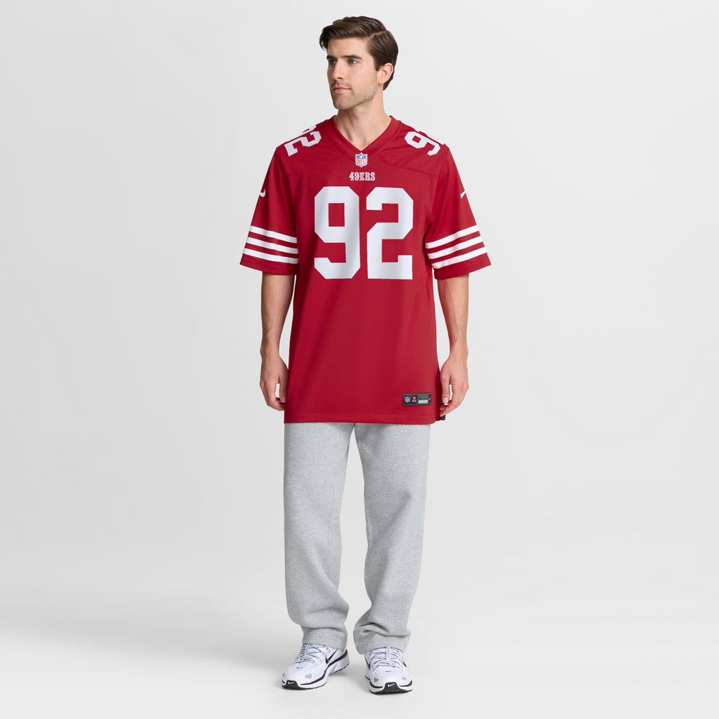 Men's San Francisco 49ers Osa Odighizuwa Scarlet Team