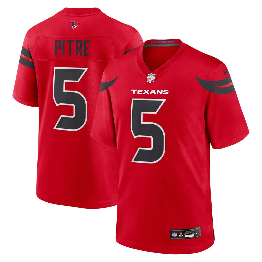 Men's Houston Texans Jalen Pitre Red Alternate