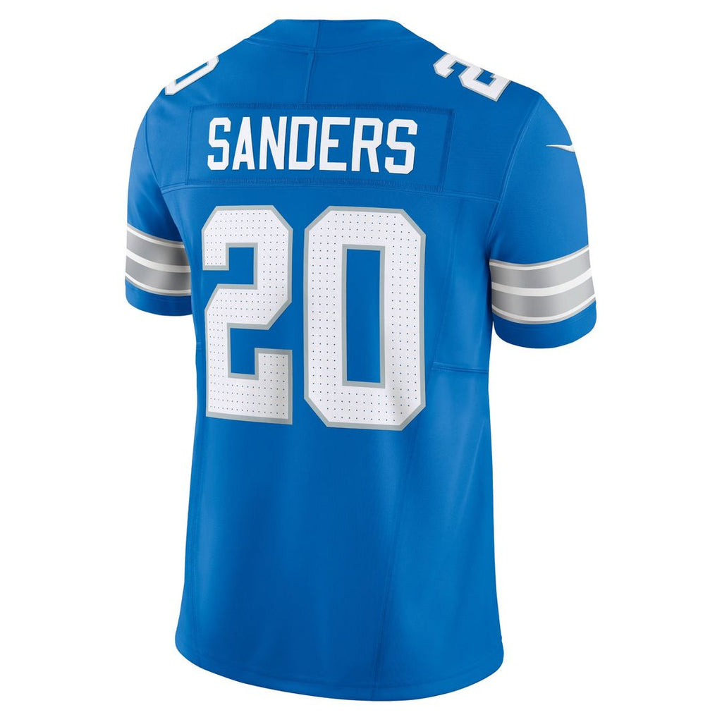 Men's Detroit Lions Barry Sanders Blue Vapor F.U.S.E.