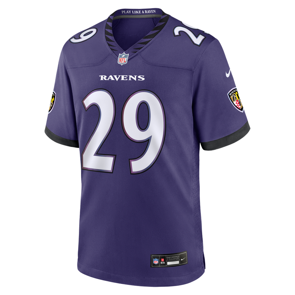 Men's Baltimore Ravens Chandler Rivers Purple Team