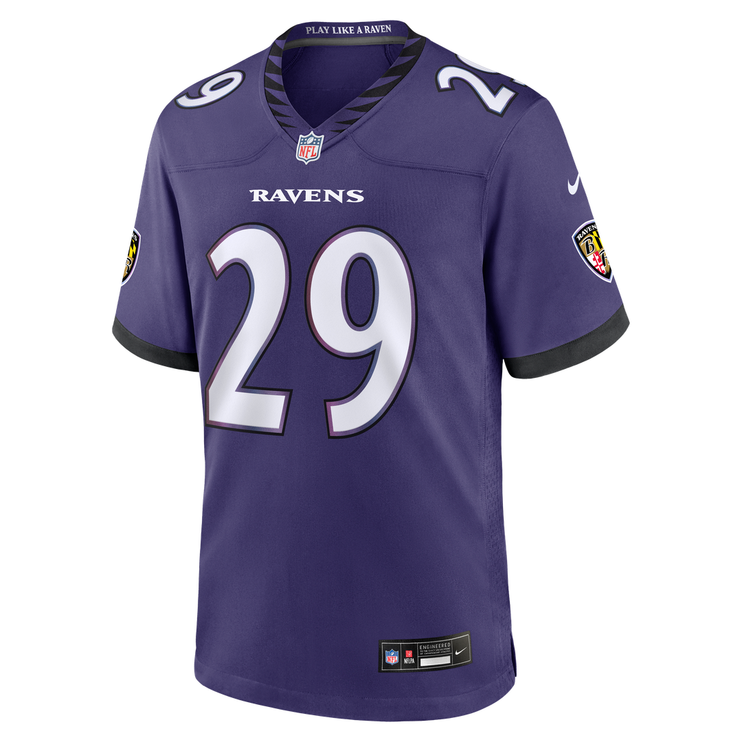 Men's Baltimore Ravens Chandler Rivers Purple Team