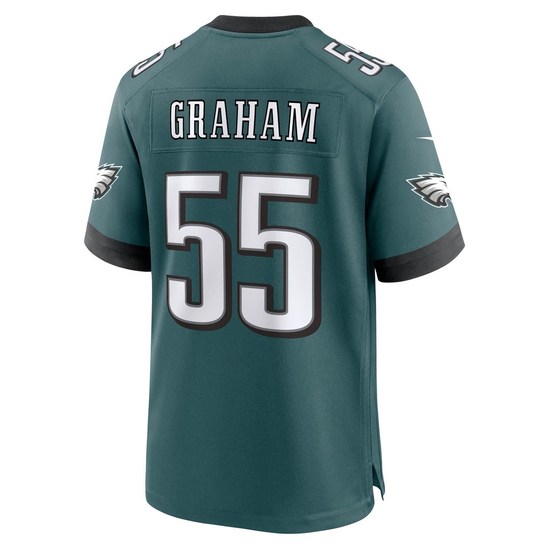 Men's Philadelphia Eagles Brandon Graham Midnight Green Team