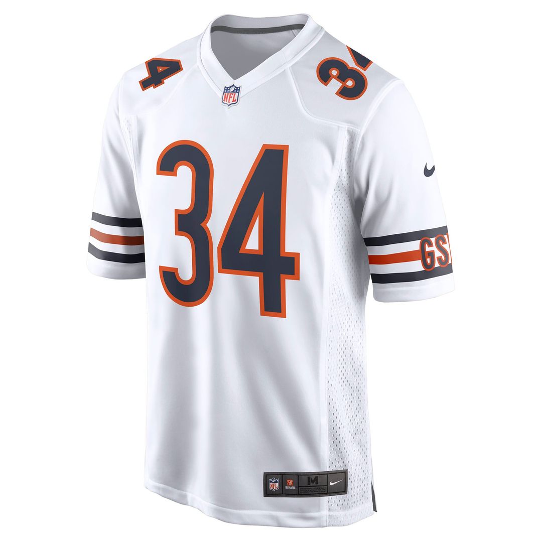 Men's Chicago Bears Walter Payton White Retired Player Away