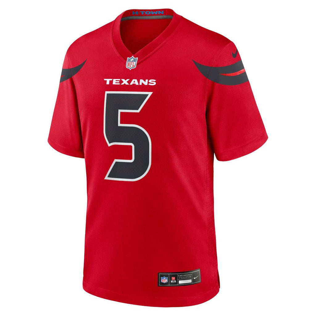 Men's Houston Texans Jalen Pitre Red Alternate