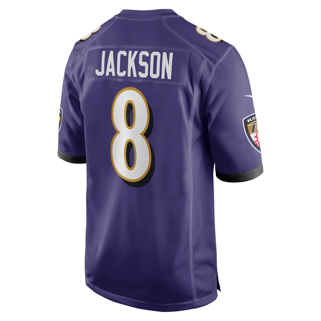 Men's Baltimore Ravens Lamar Jackson Purple