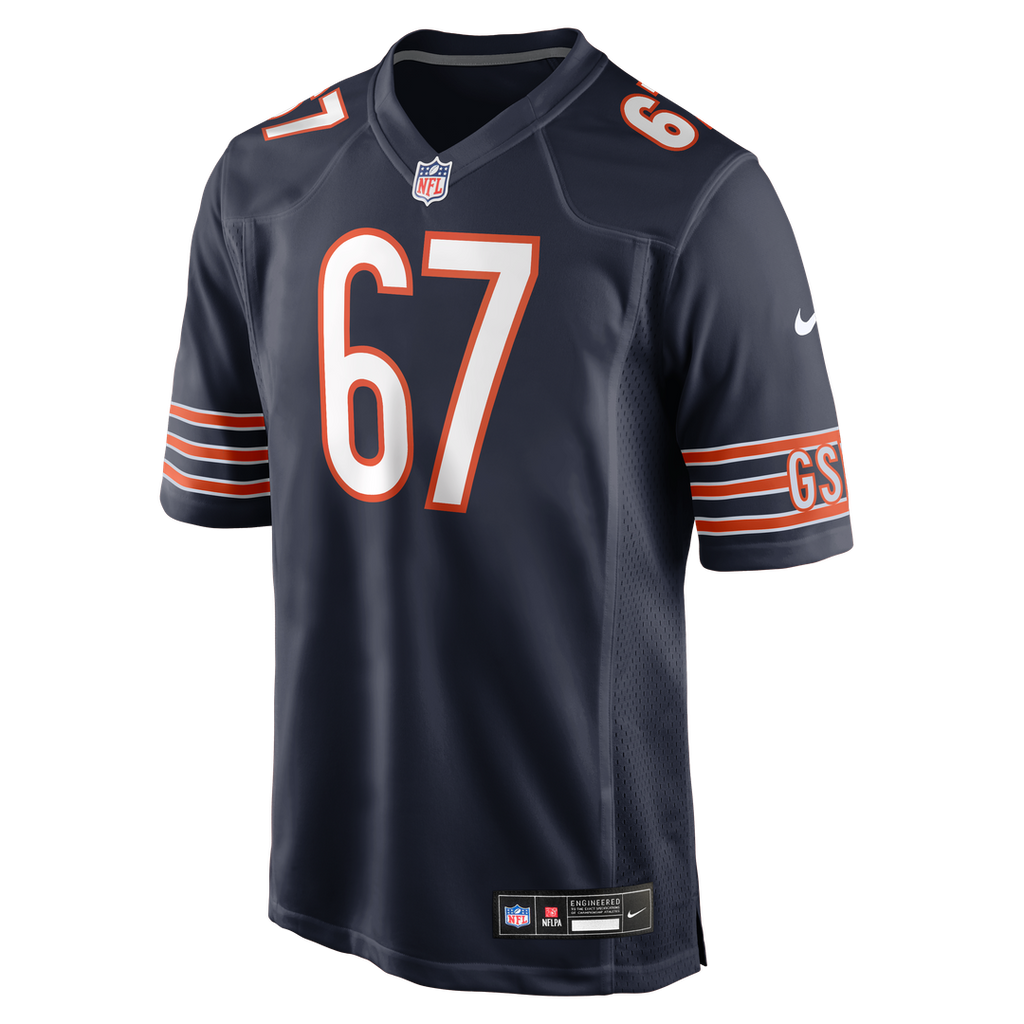 Men's Chicago Bears Garrett Bradbury Navy Team