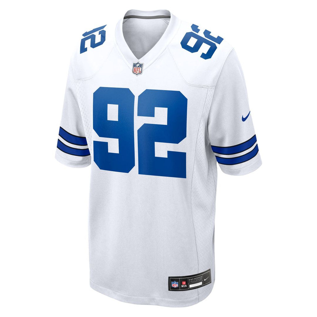Men's Dallas Cowboys Quinnen Williams White