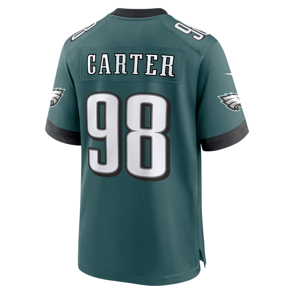 Men's Philadelphia Eagles Jalen Carter Midnight Green Team