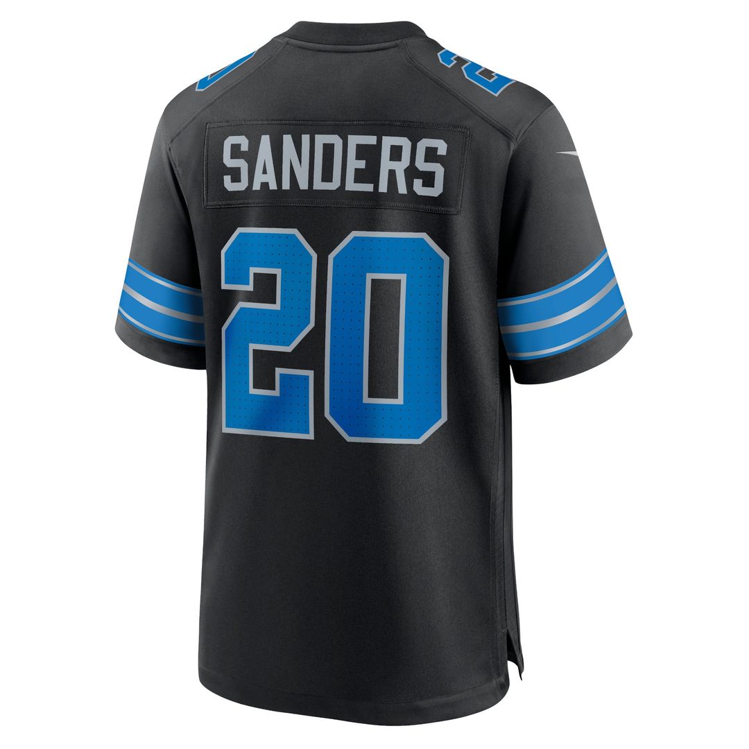 Men's Detroit Lions Barry Sanders Blue Retired Player